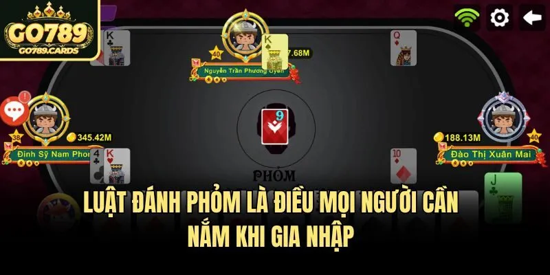 Luật đánh phỏm là điều mọi người cần nắm khi gia nhập