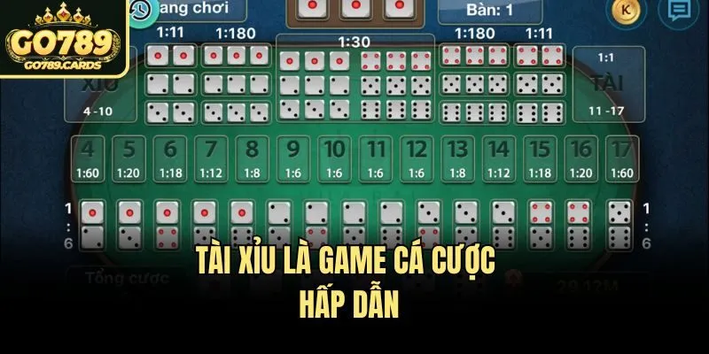 Tài xỉu Tài xỉu là game cá cược hấp dẫn