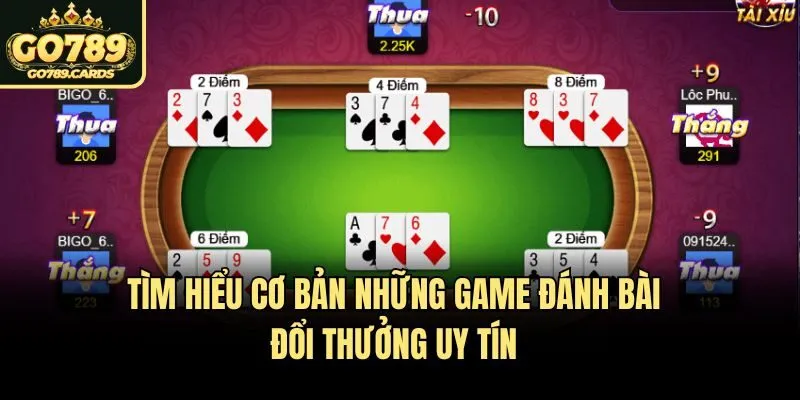 Những Game Đánh Bài Đổi Thưởng Uy Tín Go789 Nhất Hiện Nay Tìm hiểu cơ bản những game đánh bài đổi thưởng uy tín